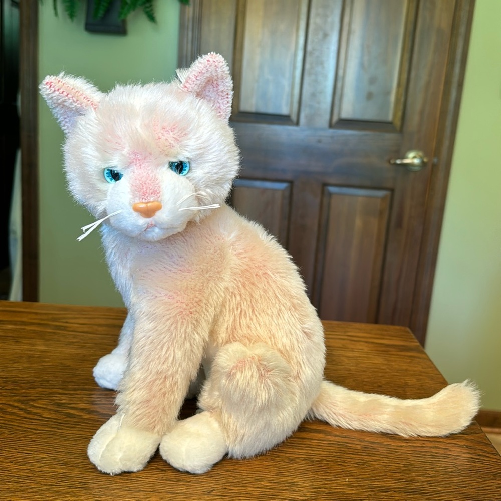 Ty Beanie Buddies Blush Pink Blossom the Cat, 2000 - Picture 7 of 8